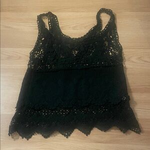 Costa Blanca Crochet  Tank Top